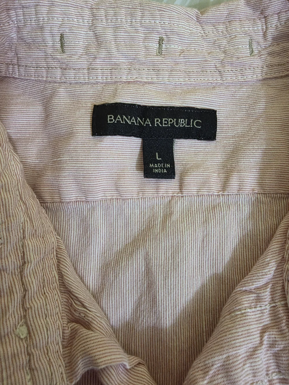 Banana Republic Linen Blend Short-Sleeve Button-Down Shirt